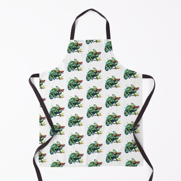Item preview, Watercolor Veiled Chameleon Wearing Sunglasses designed and sold by TheAnimalZ00.