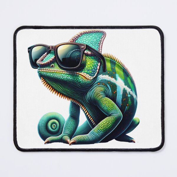 Item preview, Veiled Chameleon Wearing Sunglasses designed and sold by TheAnimalZ00.