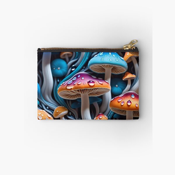 Artikelvorschau, Psychedelic Trippy Magic Mushrooms entworfen und verkauft von TheArtOfPat.