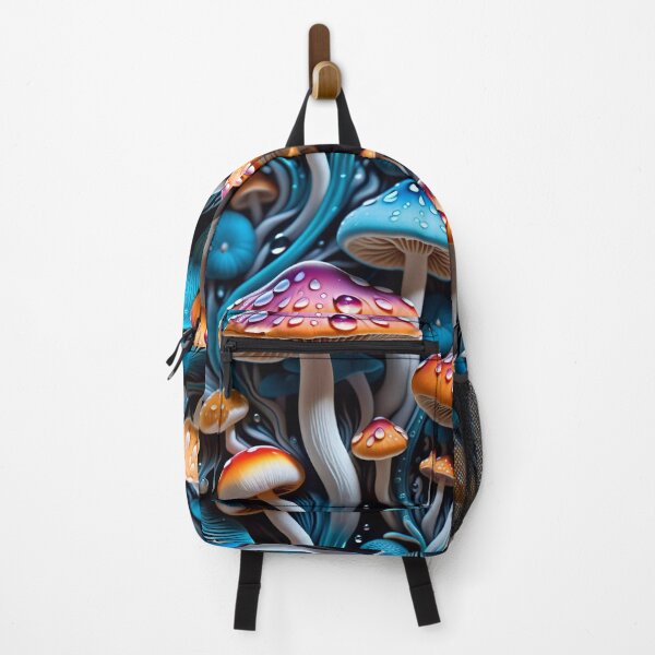 Artikelvorschau, Psychedelic Trippy Magic Mushrooms entworfen und verkauft von TheArtOfPat.