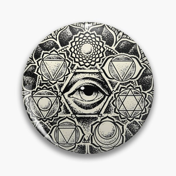Item preview, Anahata Seven Chakra Flower Mandala designed and sold by TammyRussell.