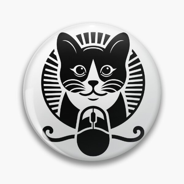 Item preview, Cat line drawing - white/black (5) designed and sold by fatimah-SL.