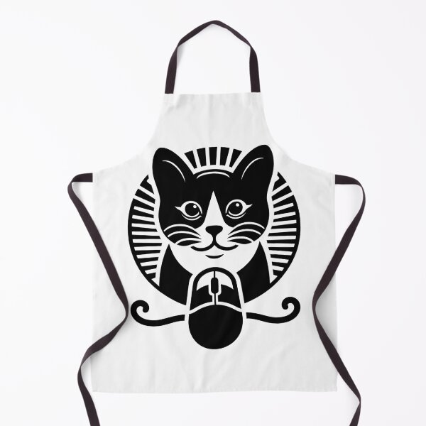 Item preview, Cat line drawing - white/black (5) designed and sold by fatimah-SL.