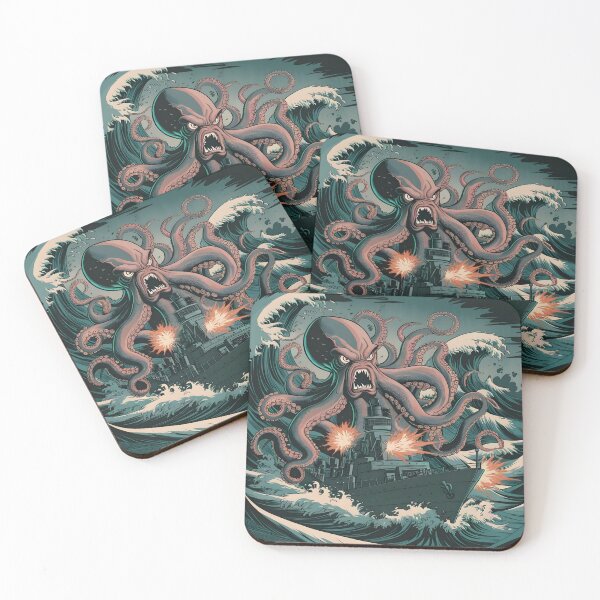 Item preview, Octopus Battle designed and sold by WANBASTEN.