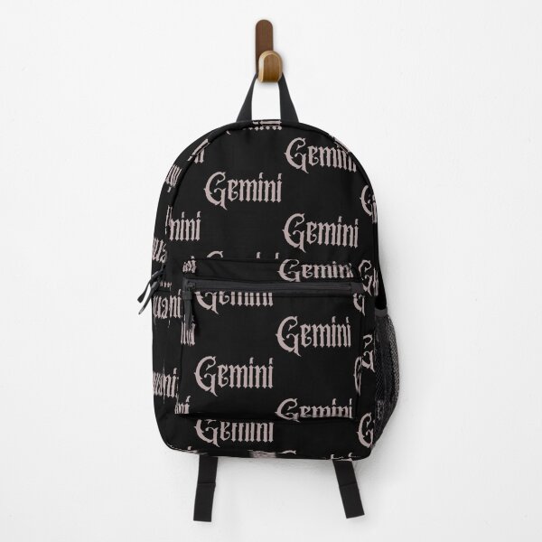 Item preview, Gemini Gothic Lettering Zodiac Sign designed and sold by Hellofriendco.