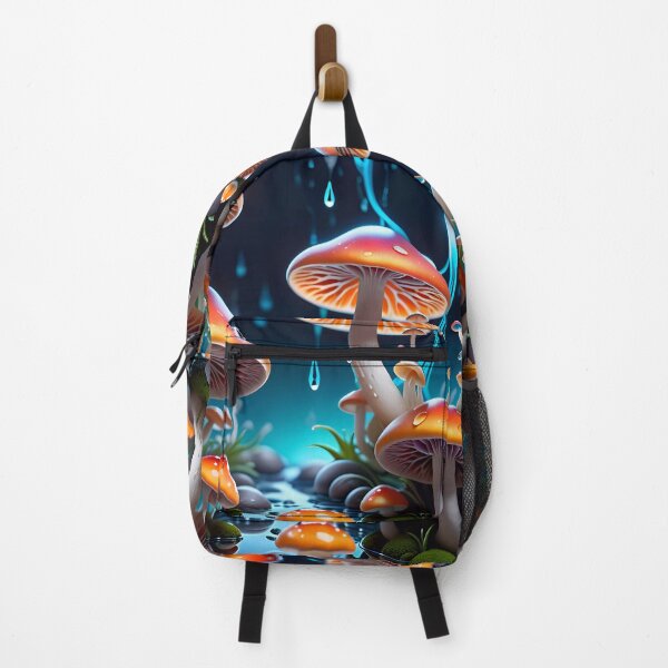 Artikelvorschau, Psychedelic Trippy Magic Mushrooms entworfen und verkauft von TheArtOfPat.