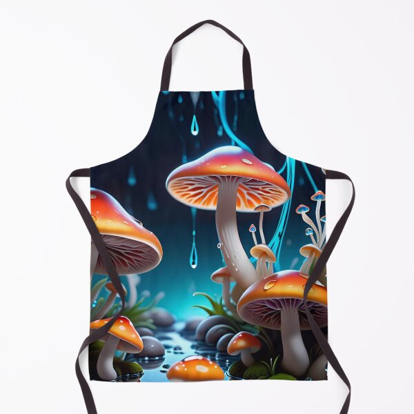 Artikelvorschau, Psychedelic Trippy Magic Mushrooms entworfen und verkauft von TheArtOfPat.