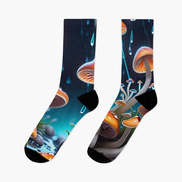Artikelvorschau, Psychedelic Trippy Magic Mushrooms entworfen und verkauft von TheArtOfPat.