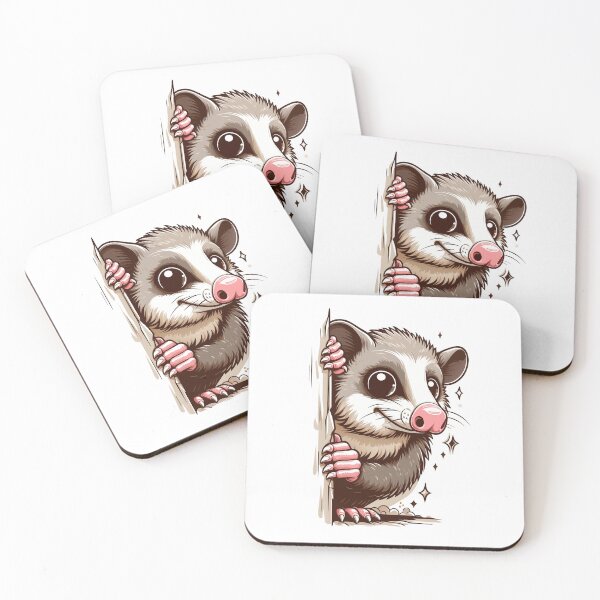 Item preview, Peekaboo Possum - Cute Wildlife Illustration designed and sold by Designowner.