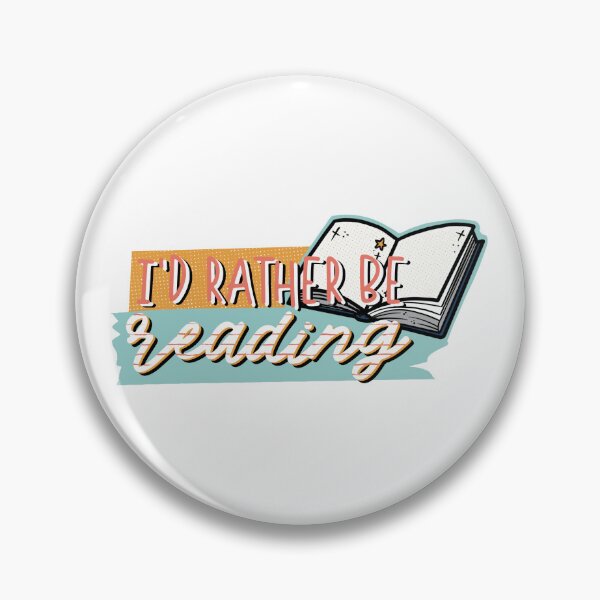 Item preview, I'd Rather Be Reading designed and sold by RedFawnDesigns.