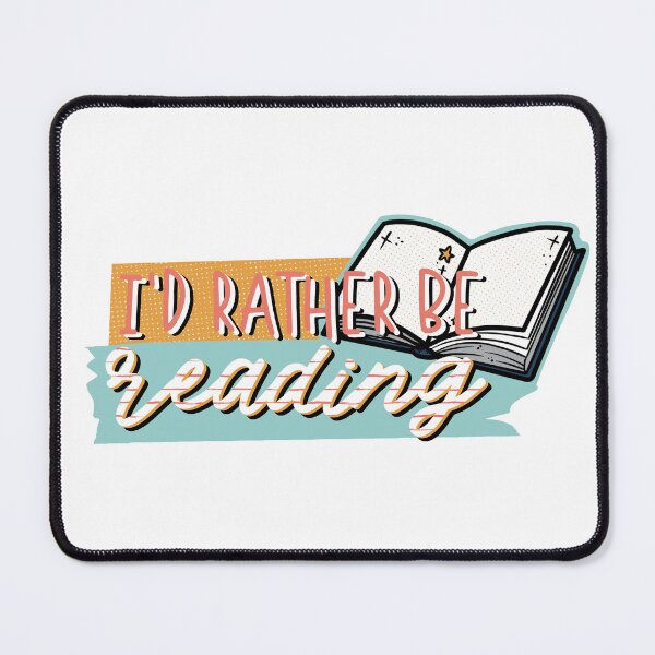 Item preview, I'd Rather Be Reading designed and sold by RedFawnDesigns.