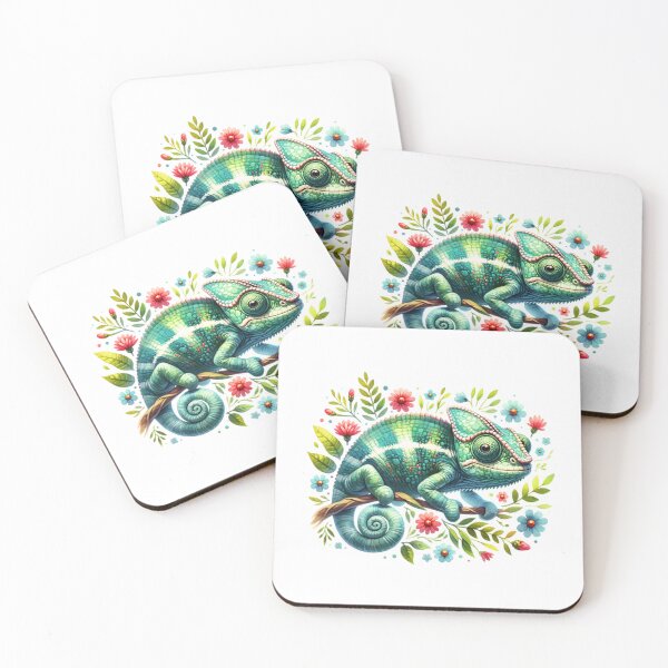 Item preview, Veiled Chameleon Flowers designed and sold by TheAnimalZ00.