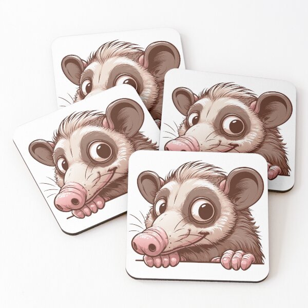 Item preview, Curious Opossum - Cute Wildlife Illustration designed and sold by Designowner.