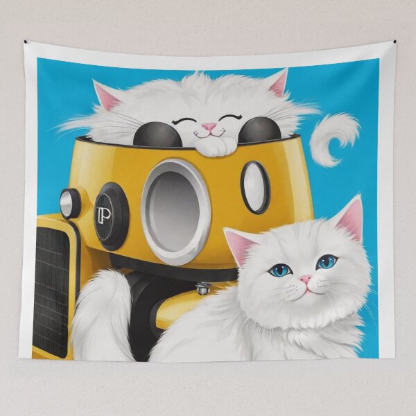 Item preview, Cats having fun at home 12 designed and sold by glauco54.
