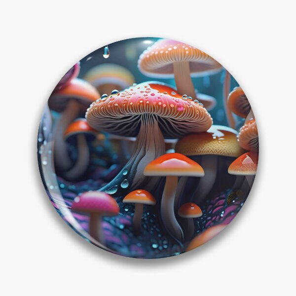 Artikelvorschau, Psychedelic Trippy Magic Mushrooms entworfen und verkauft von TheArtOfPat.