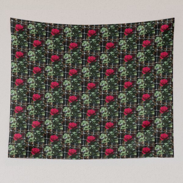 Item preview, Crimson Red Fragrant Rose in Full Bloom designed and sold by Georgia Mizuleva.