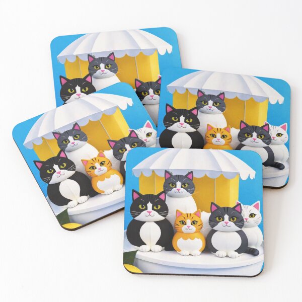 Item preview, Cats having fun at home 15 designed and sold by glauco54.