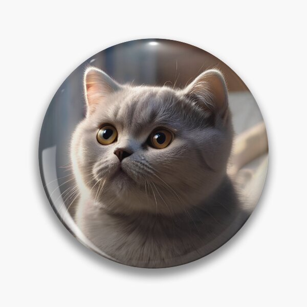 Item preview, British short hair scottish cat in AI designed and sold by TatStudio55.