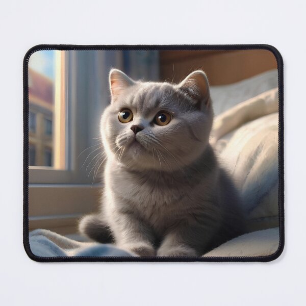 Item preview, British short hair scottish cat in AI designed and sold by TatStudio55.