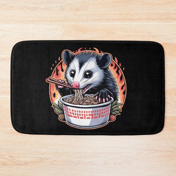 Artikelvorschau, Opossum isst Ramen entworfen und verkauft von Designowner.