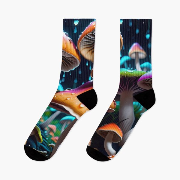 Artikelvorschau, Psychedelic Trippy Magic Mushrooms entworfen und verkauft von TheArtOfPat.