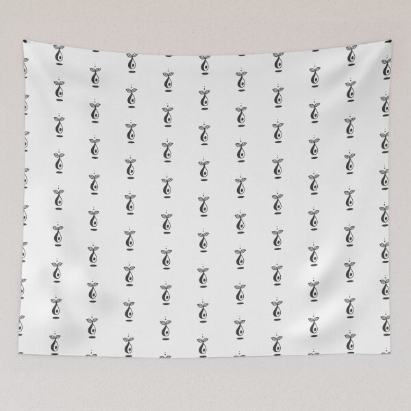 Item preview, Avocado (black) designed and sold by Art by Jonty.