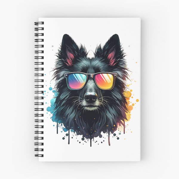 Item preview, Watercolor Belgian Sheepdog Wearing Sunglasses designed and sold by TheAnimalZ00.