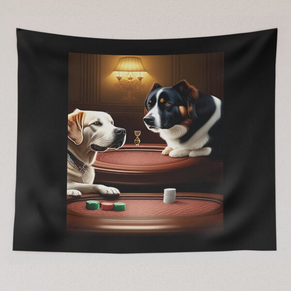 Artikelvorschau, Pet Poker Face: Elegante Hundekunst entworfen und verkauft von EliniDouts.