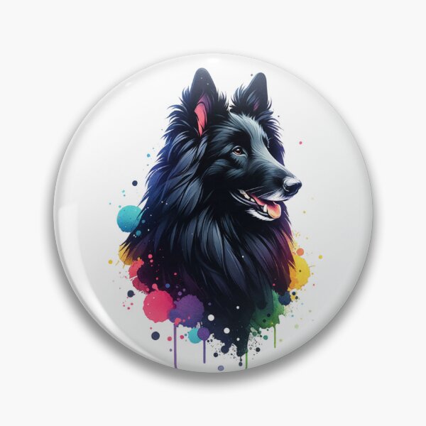 Item preview, Watercolor Belgian Sheepdog designed and sold by TheAnimalZ00.