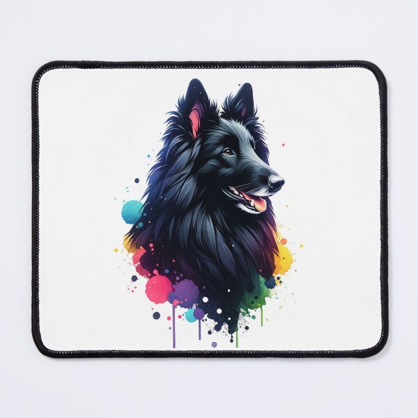 Item preview, Watercolor Belgian Sheepdog designed and sold by TheAnimalZ00.