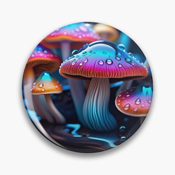 Artikelvorschau, Psychedelic Trippy Magic Mushrooms entworfen und verkauft von TheArtOfPat.