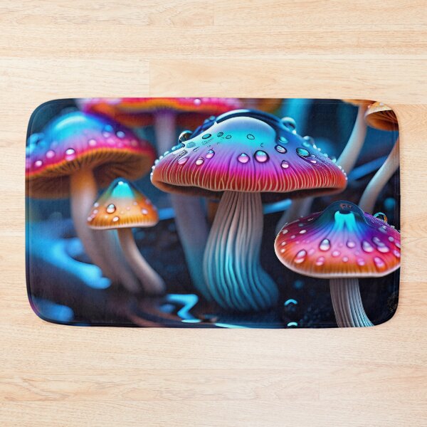 Artikelvorschau, Psychedelic Trippy Magic Mushrooms entworfen und verkauft von TheArtOfPat.