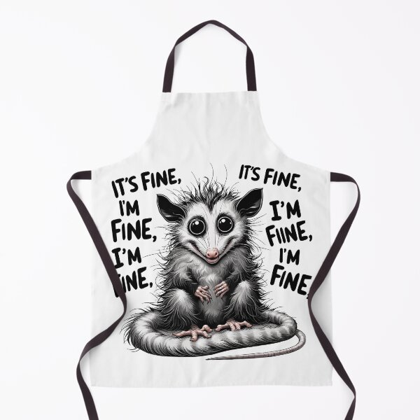 Item preview, Opossum Its Fine Im Fine Everything Is Fine designed and sold by Designowner.