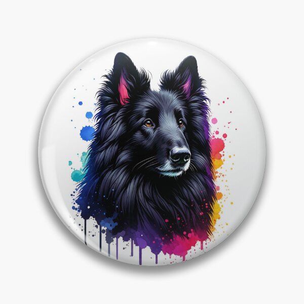 Item preview, Watercolor Belgian Sheepdog designed and sold by TheAnimalZ00.