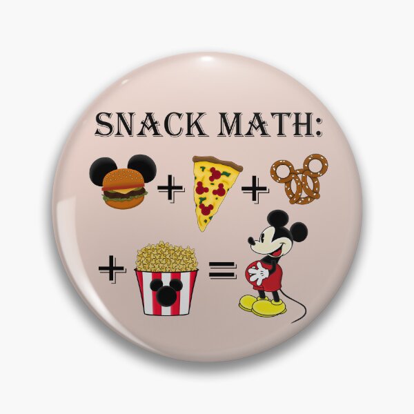 Item preview, Snack Math (Mickey's junk food) designed and sold by amygoodman.