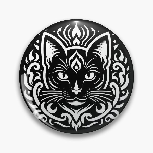 Item preview, Cat line drawing - white/black (6) designed and sold by fatimah-SL.