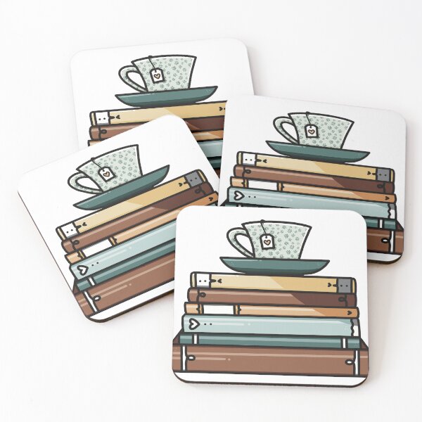 Item preview, Books and Tea designed and sold by RedFawnDesigns.