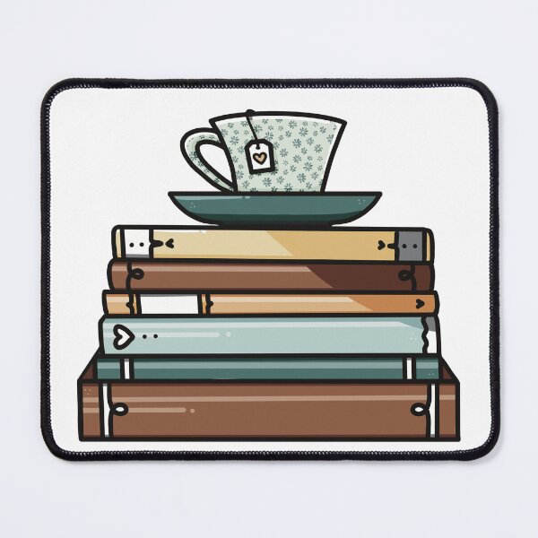 Item preview, Books and Tea designed and sold by RedFawnDesigns.