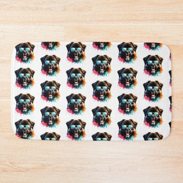 Item preview, Watercolor Bouvier Des Flandres Wearing Sunglasses designed and sold by TheAnimalZ00.