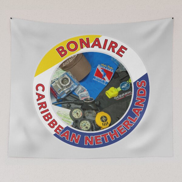 Item preview, Bonaire, Caribbean Netherlands Round Emblem designed and sold by travelwitheric.
