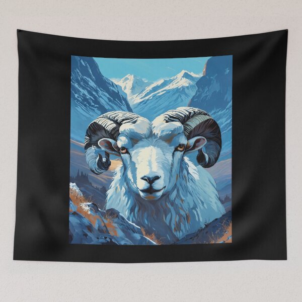 Item preview, Serenity of the High Peaks: Ram Art	 designed and sold by GlenitAthgcum.