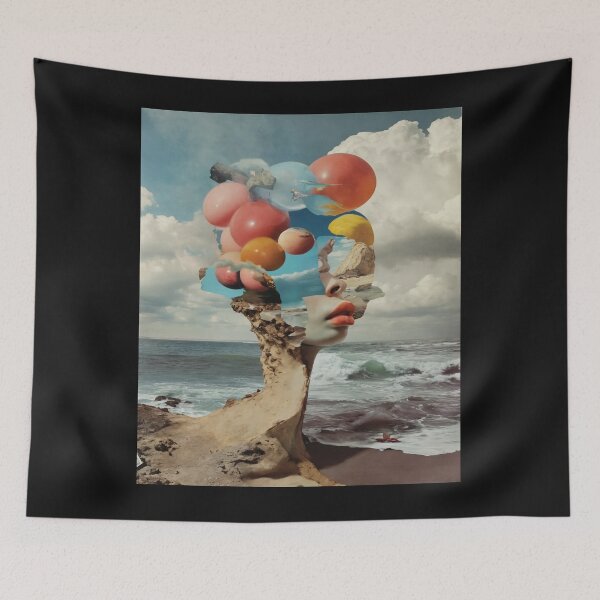Item preview, Surreal Beach Portrait Collage	 designed and sold by GlenitAthgcum.