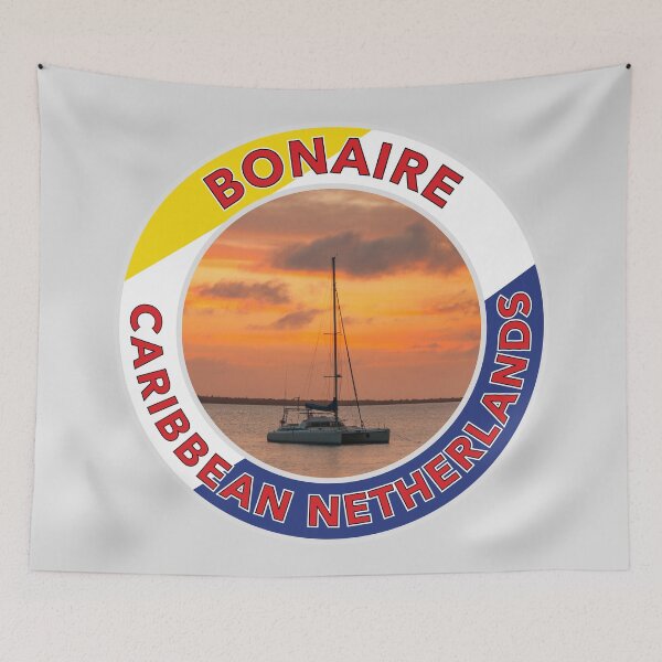 Item preview, Bonaire, Caribbean Netherlands Round Emblem designed and sold by travelwitheric.