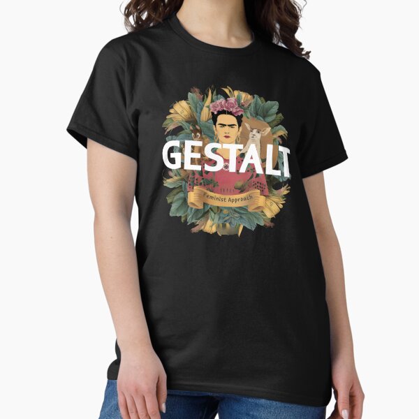 Vista previa del artículo con la obra «Gestalt: enfoque feminista», diseñado y vendido por GestaltTees.