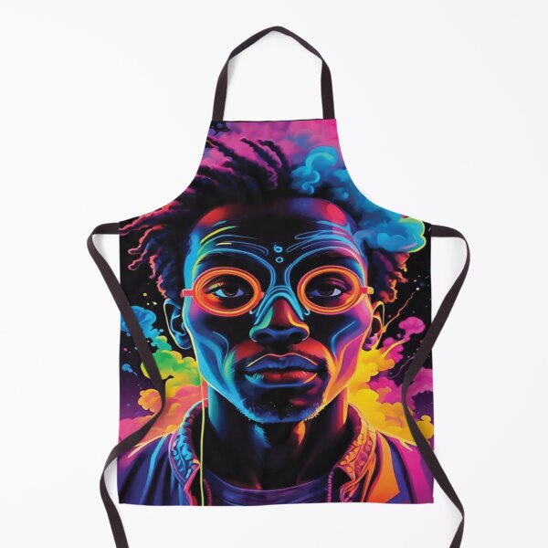 Item preview, Neon Afro-Surrealism Portrait designed and sold by ImevsIsfau.