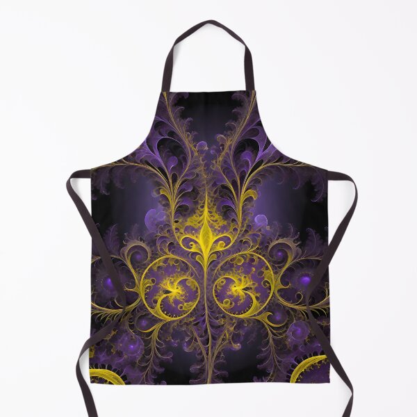 Item preview, Abstract Fractal: Yellow and Purple Symmetric Delight designed and sold by MrKATORSKI.