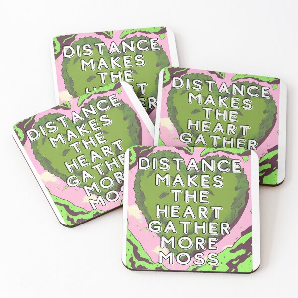 Item preview, Distance makes the heart gather more moss designed and sold by HoodRatSwagger.