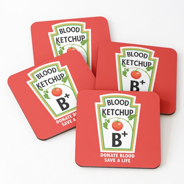 Artikelvorschau, Blutketchup: Blutgruppe B+ entworfen und verkauft von Nucleic Noodles.