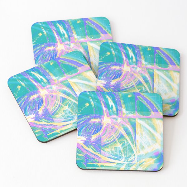 Item preview, "Blue Aqua Spirals" designed and sold by Spaceart9.