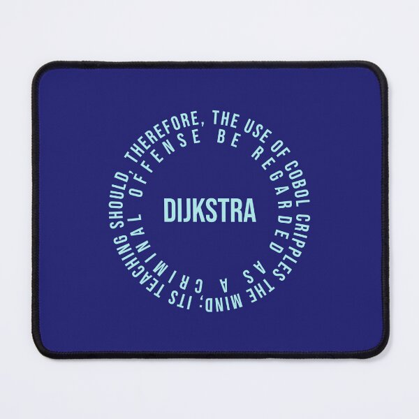 Item preview, The use of COBOL cripples the mind, quote Dijkstra, color art designed and sold by artdragongift 15.